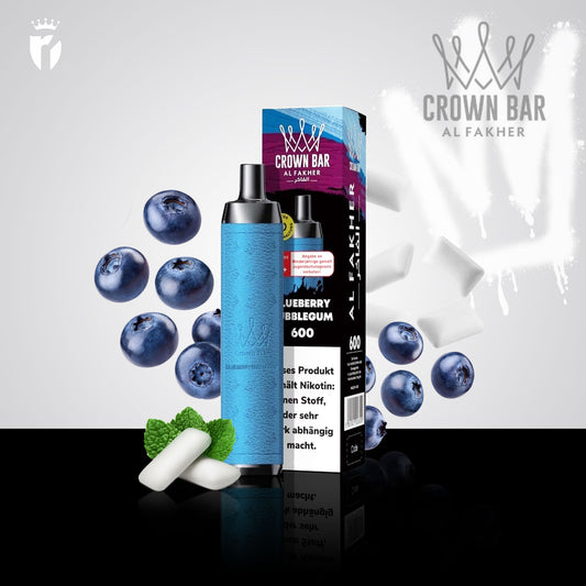 Crown Bar 600 - Blueberry Bubblegum