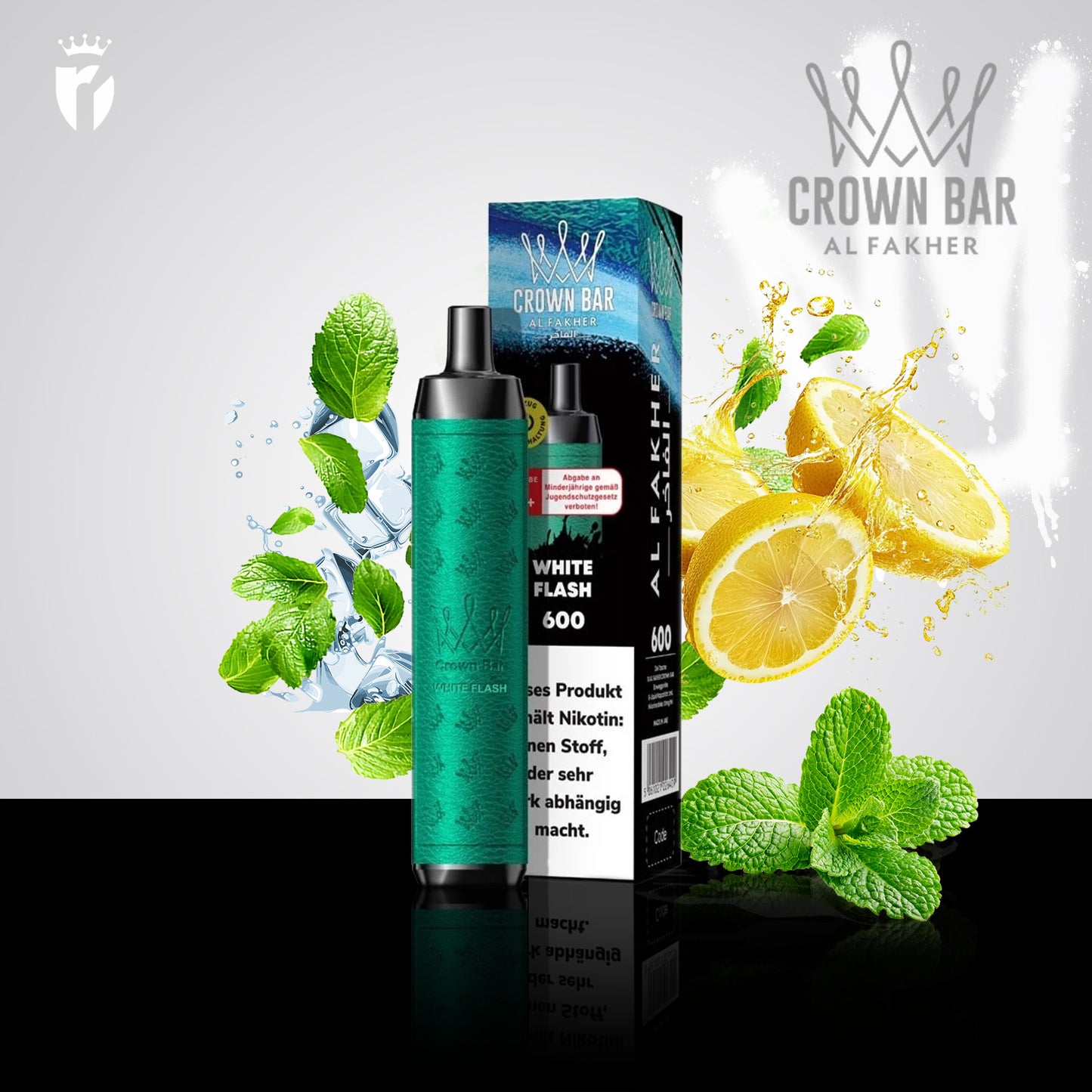 Crown Bar 600 - White Flash