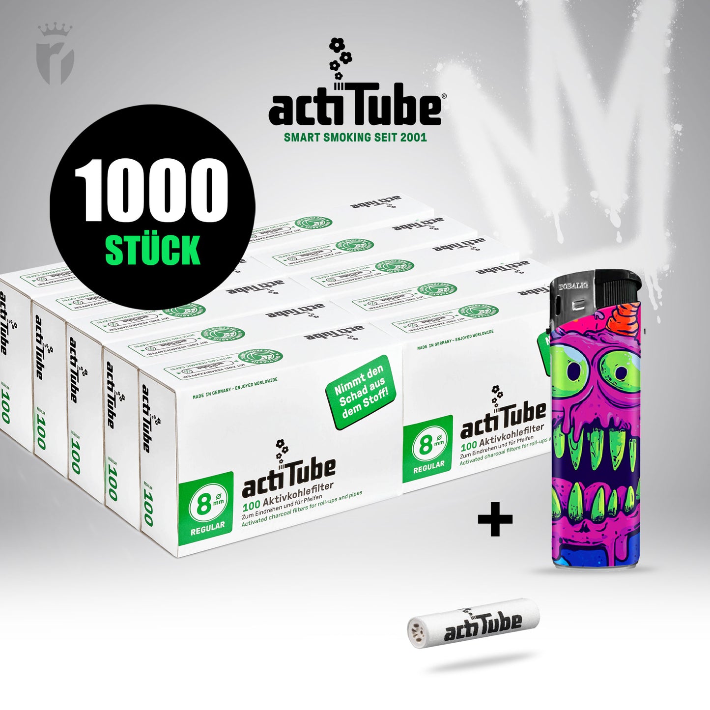 ActiTube Weiß - 8mm