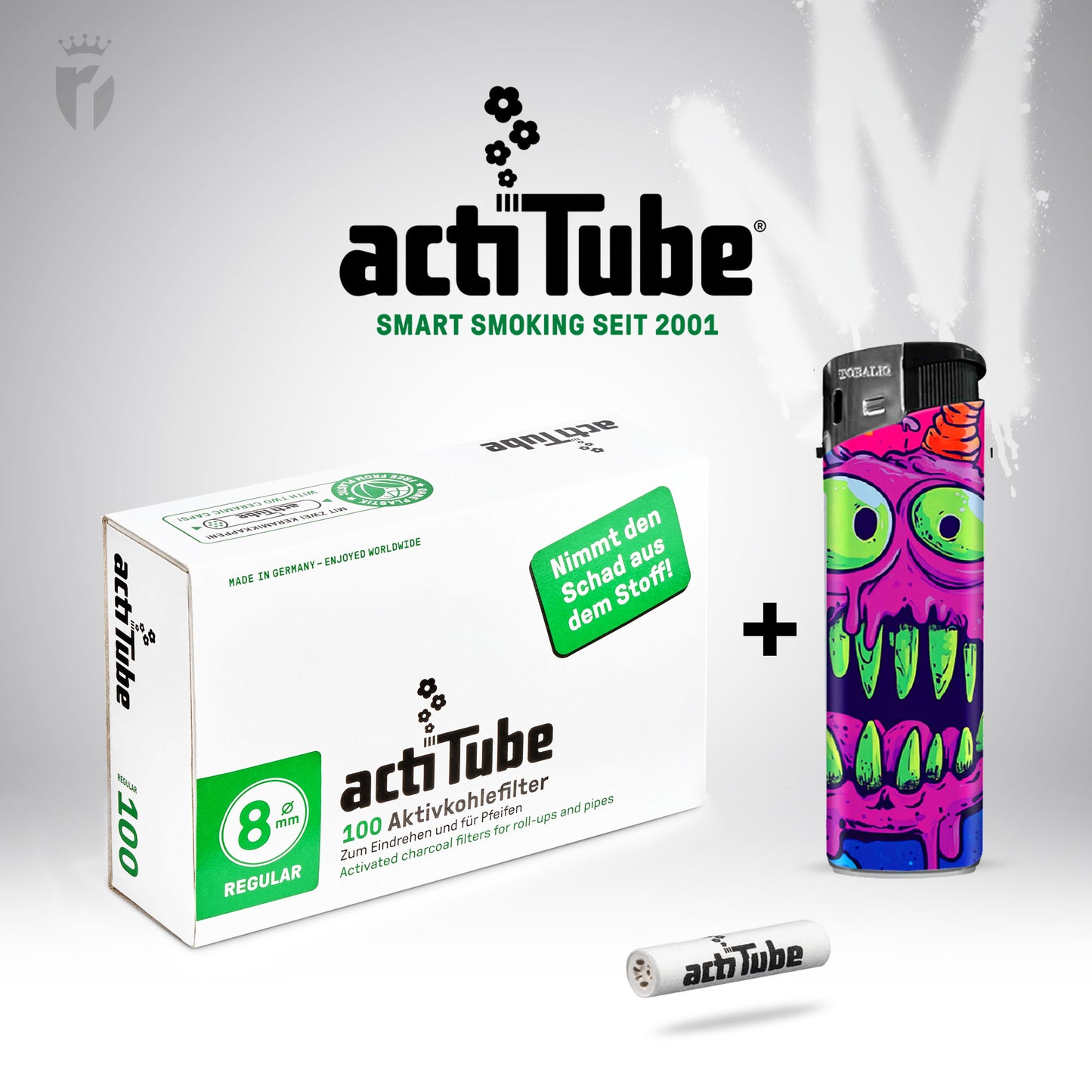 ActiTube Weiß - 8mm