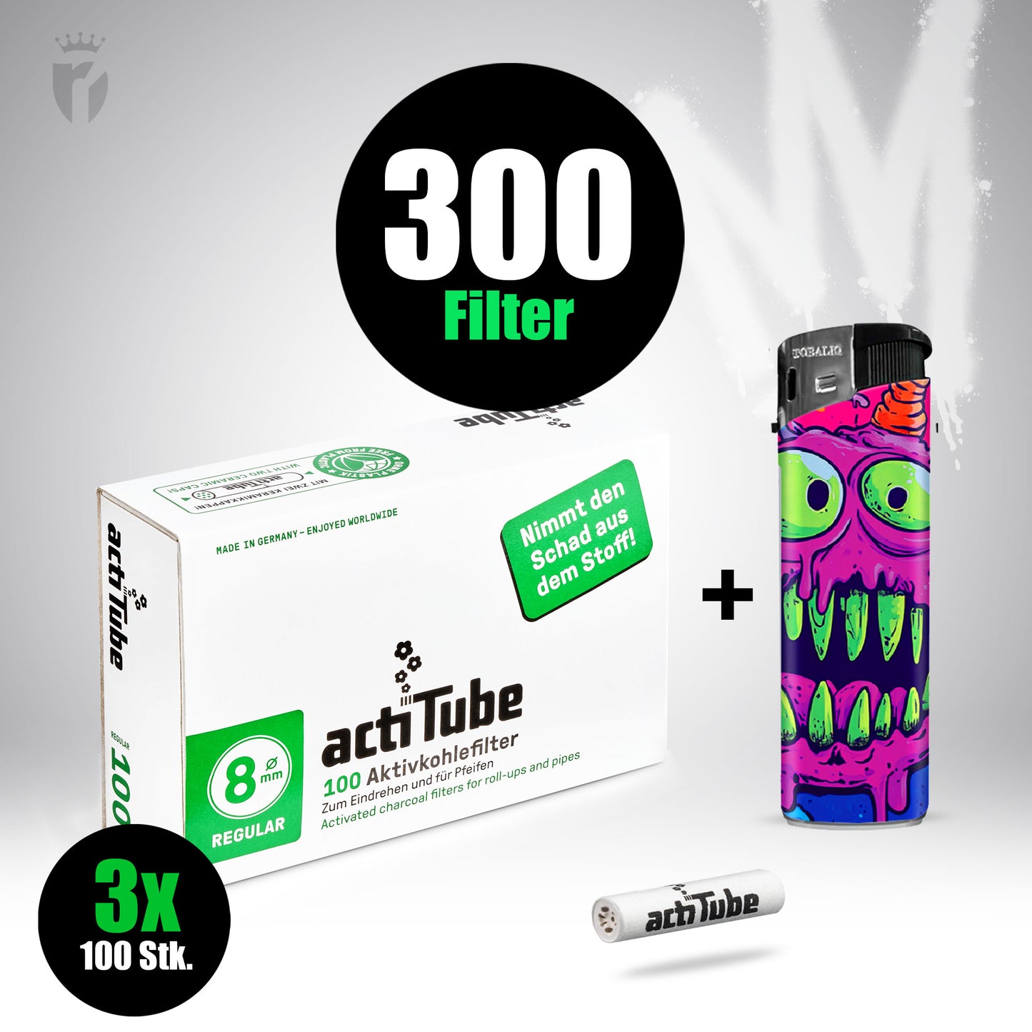 ActiTube Weiß - 8mm