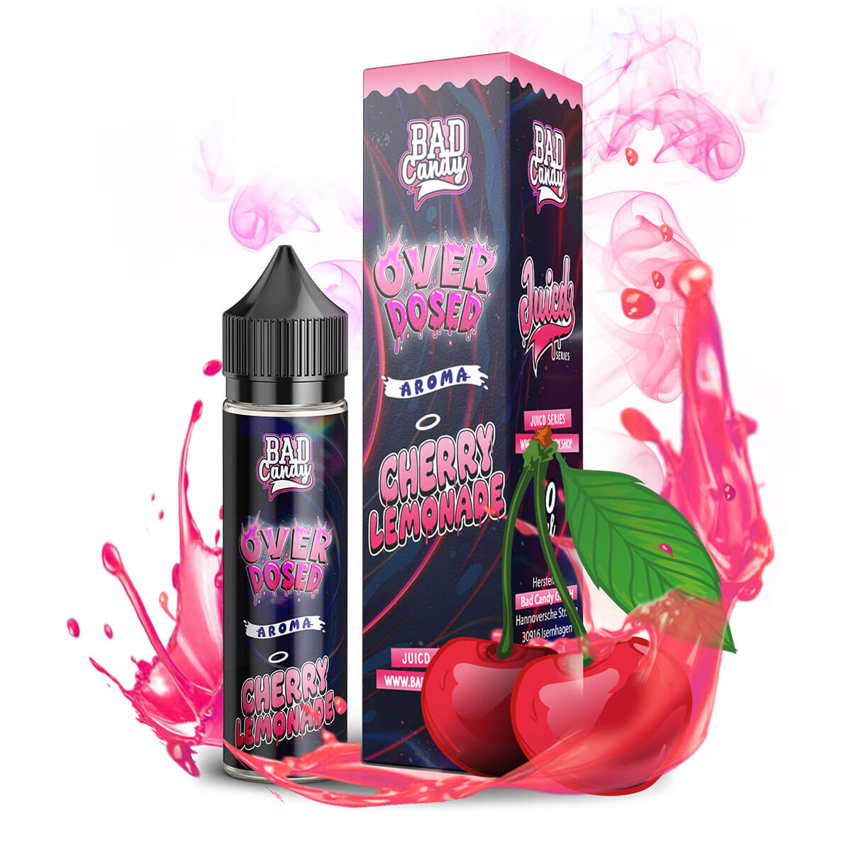 Juicd Overdosed - Cherry Lemonade - 10ml Aroma (Longfill)