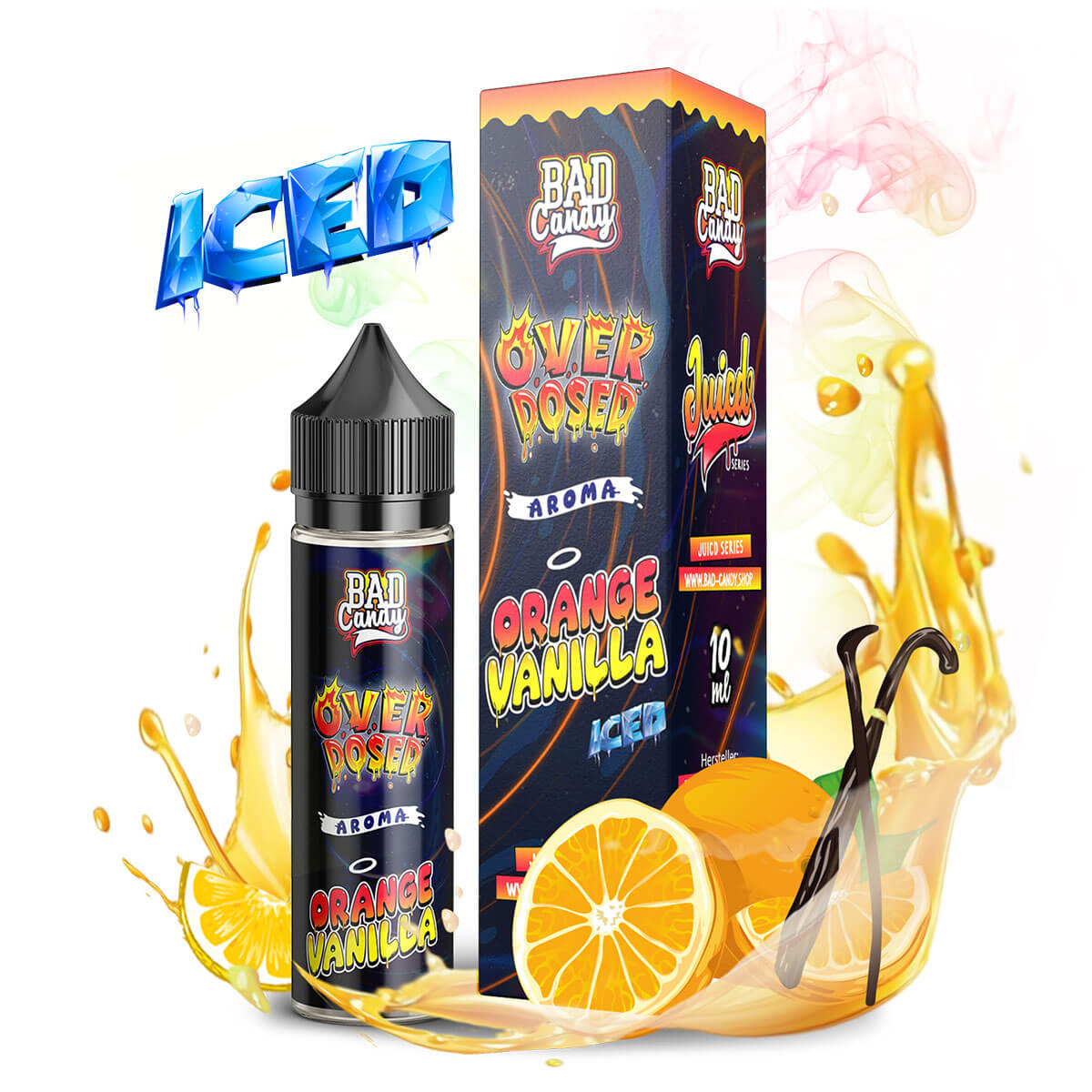 Juicd Overdosed - Orange Vanilla - 10ml Aroma (Longfill)