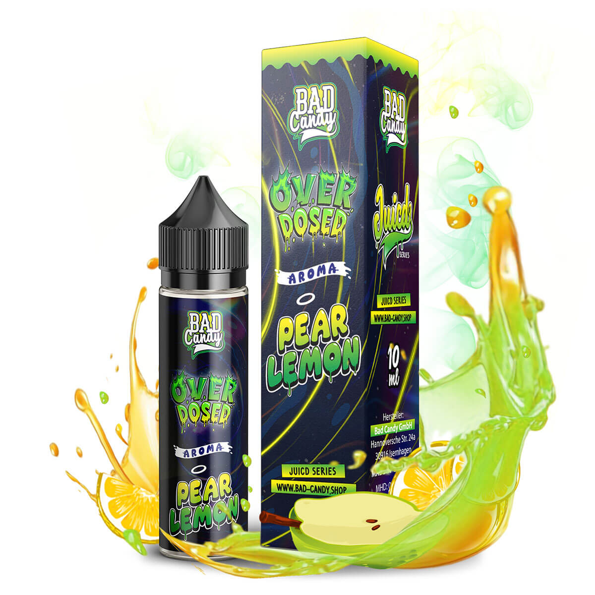 Juicd Overdosed - Pear Lemon - 10ml Aroma (Longfill)
