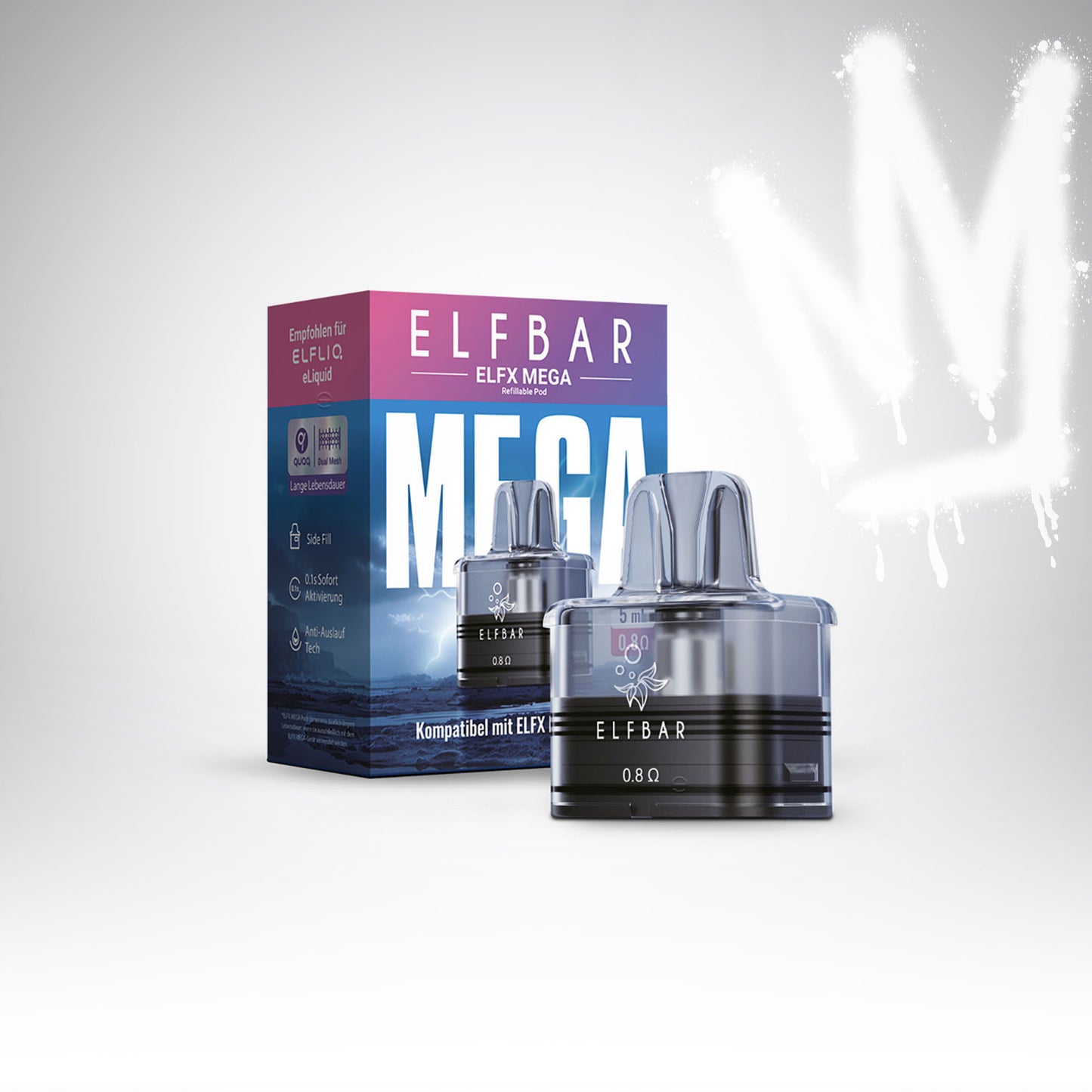 Elfbar - ELFX Mega - Refilable Pod