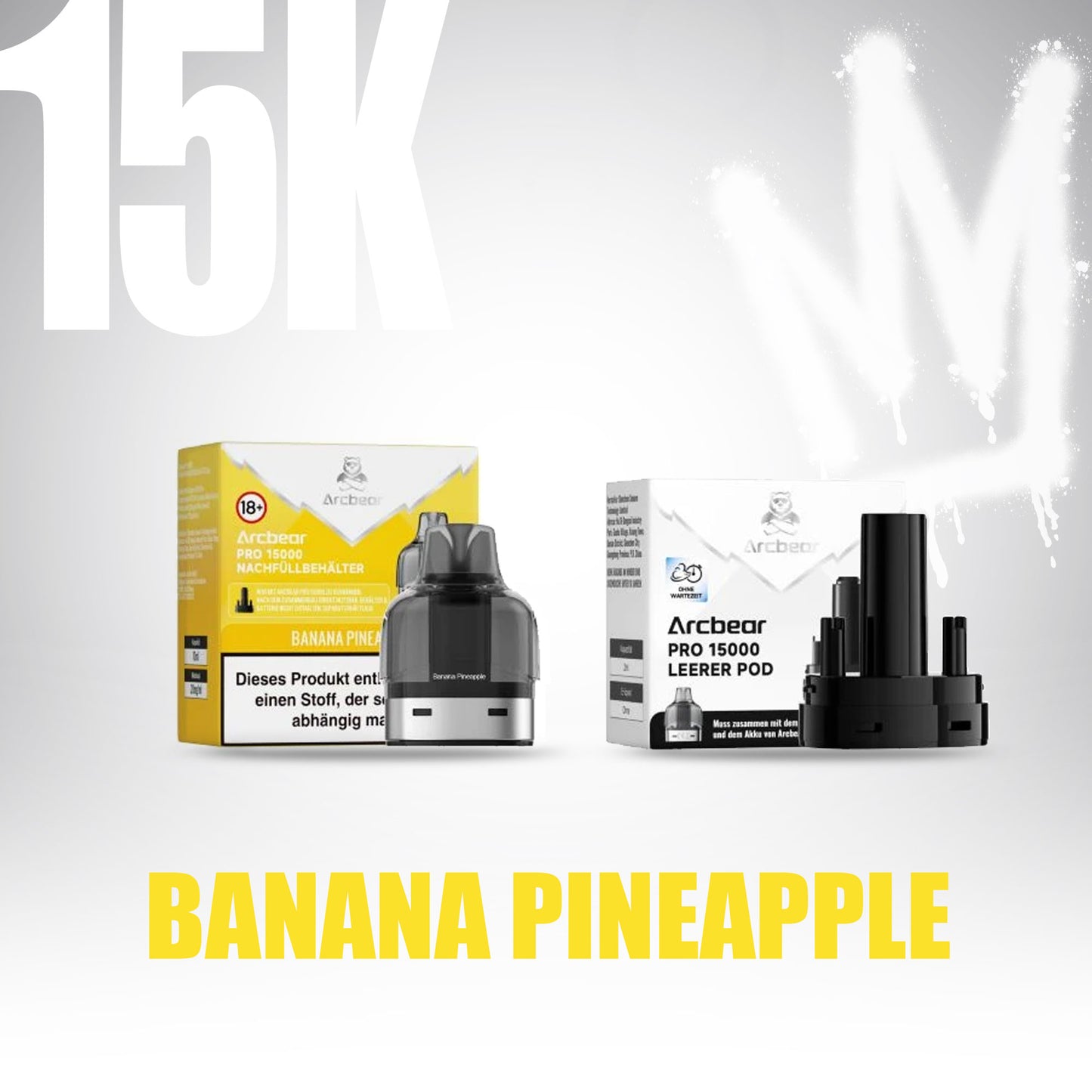ArcBear Pro 15000 - Banana Pineapple - Refill Pod