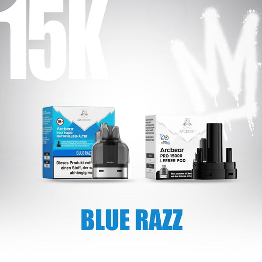 ArcBear Pro 15000 - Blue Razz - Refill Pod