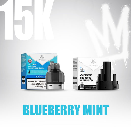 ArcBear Pro 15000 - Blueberry Mint - Refill Pod