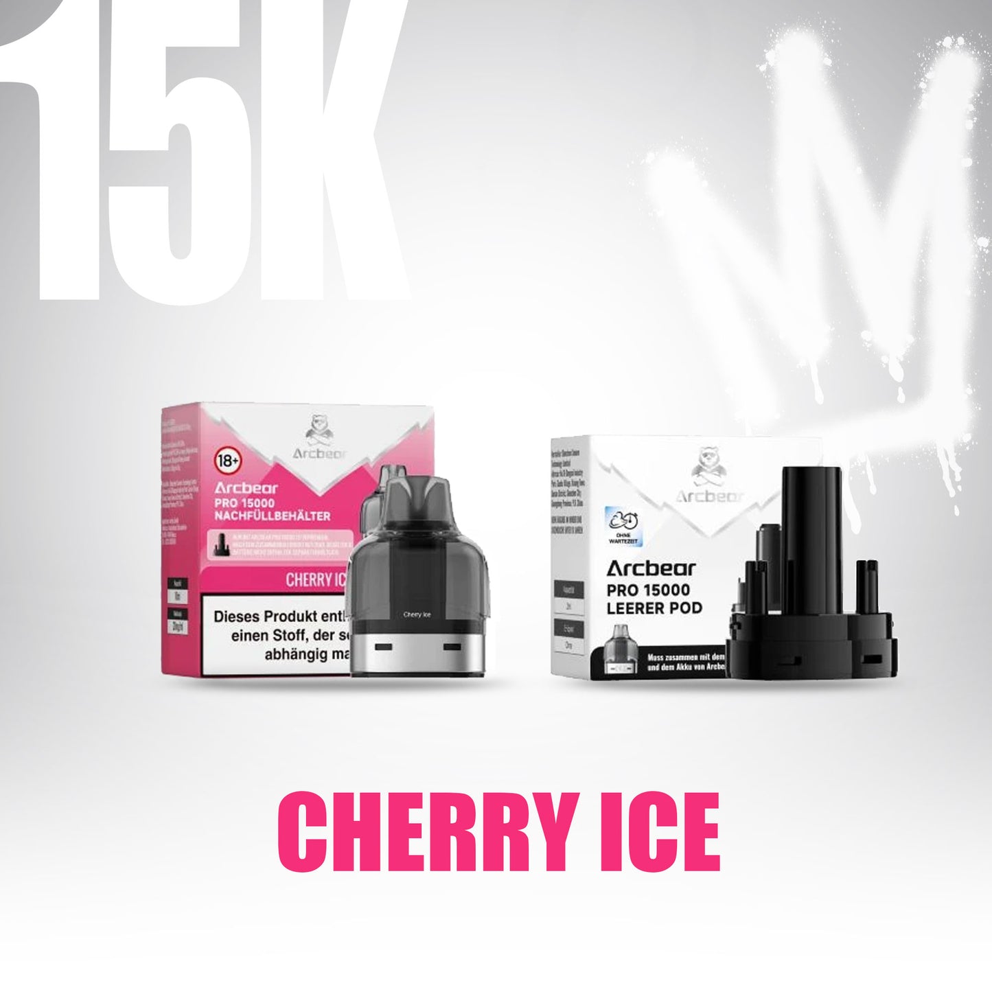 ArcBear Pro 15000 - Cherry Ice - Refill Pod