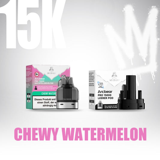 ArcBear Pro 15000 - Chewy Watermelon - Refill Pod