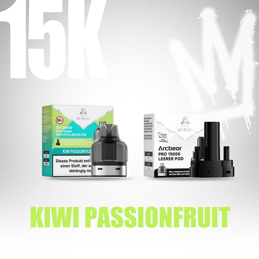 ArcBear Pro 15000 - Kiwi Passionfruit - Refill Pod