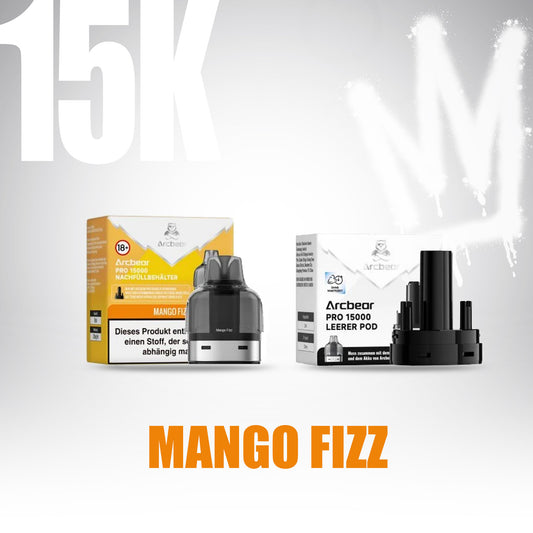 ArcBear Pro 15000 - Mango Fizz - Refill Pod