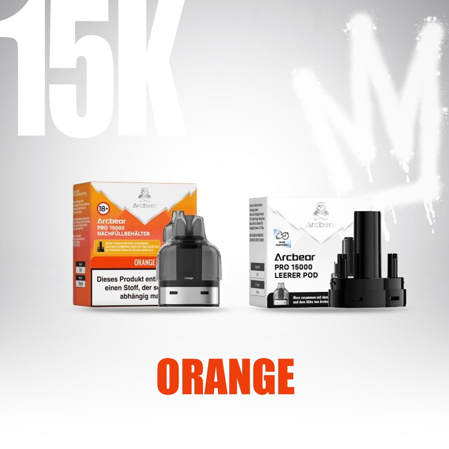 ArcBear Pro 15000 - Orange - Refill Pod