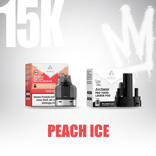 ArcBear Pro 15000 - Peach Ice - Refill Pod
