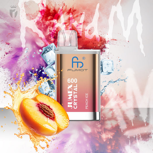 RandM Jumex Crystal 600 - Peach Ice