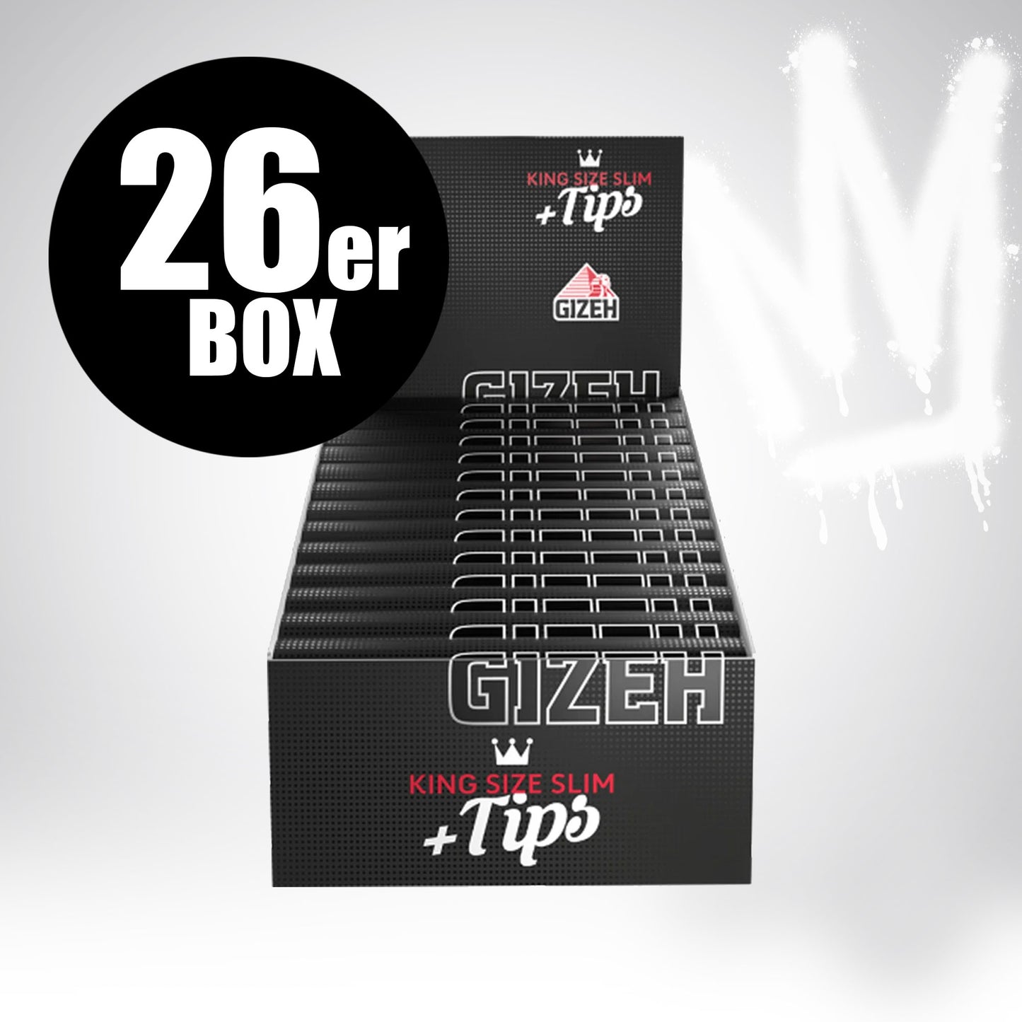 Gizeh Black King Size Slim + Tips