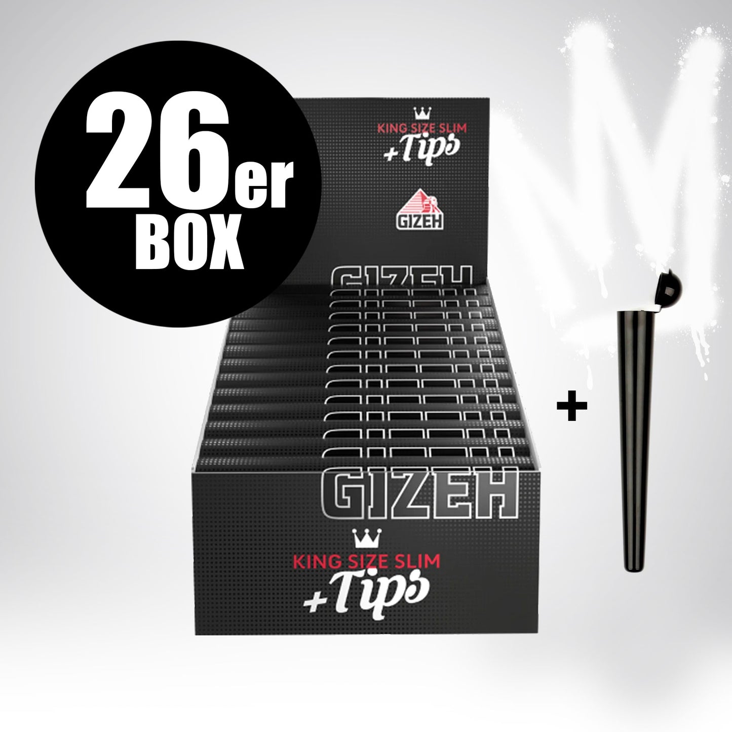 Gizeh Black King Size Slim + Tips