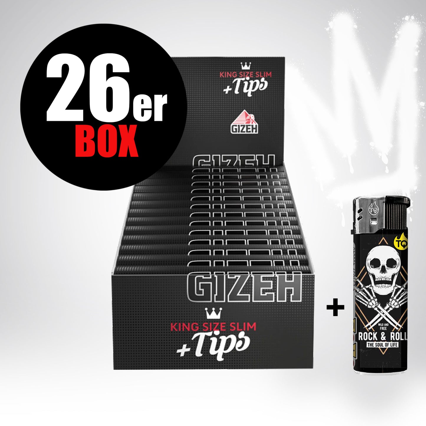 Gizeh Black King Size Slim + Tips