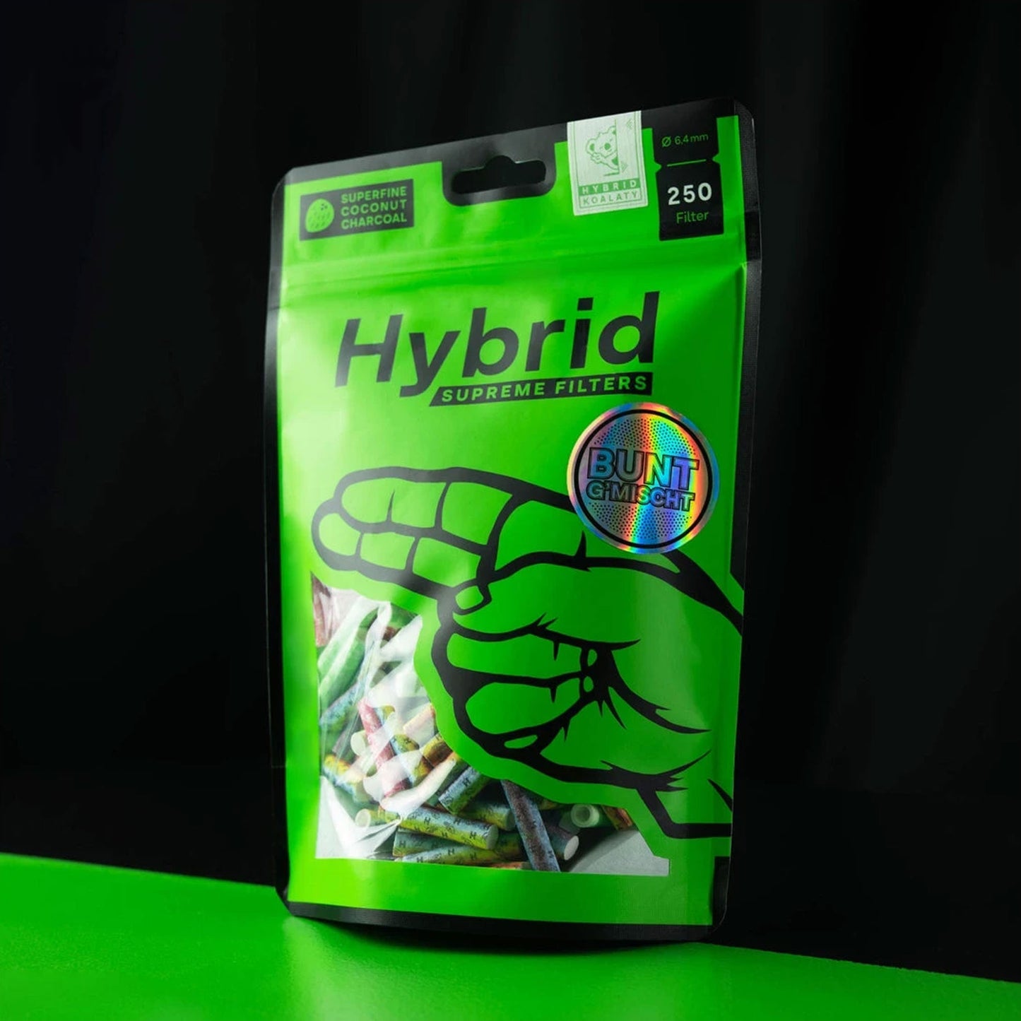 Hybrid Supreme Aktivkohlefilter 250er Pack Ø 6,4 mm