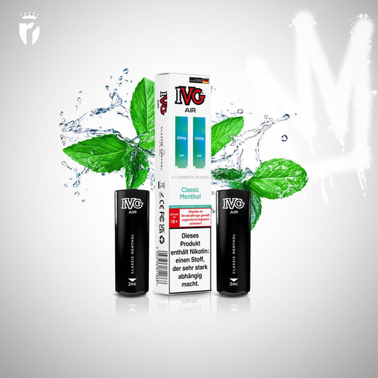 IVG Air - Prefilled Pods (2 Stück) - Classic Menthol
