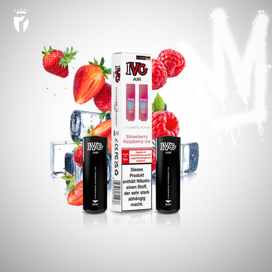 IVG Air - Prefilled Pods (2 Stück) - Strawberry Raspberry Ice
