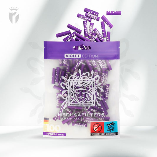 Medusafilters Aktivkohlefilter 6mm (100 Stück)