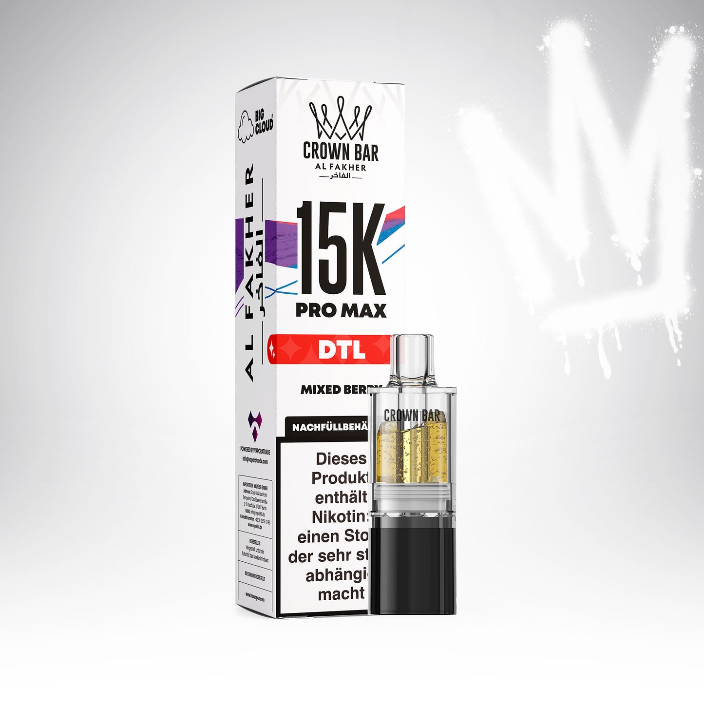 Mixed Berry - Pod - Al Fakher 15K Pro Max DTL