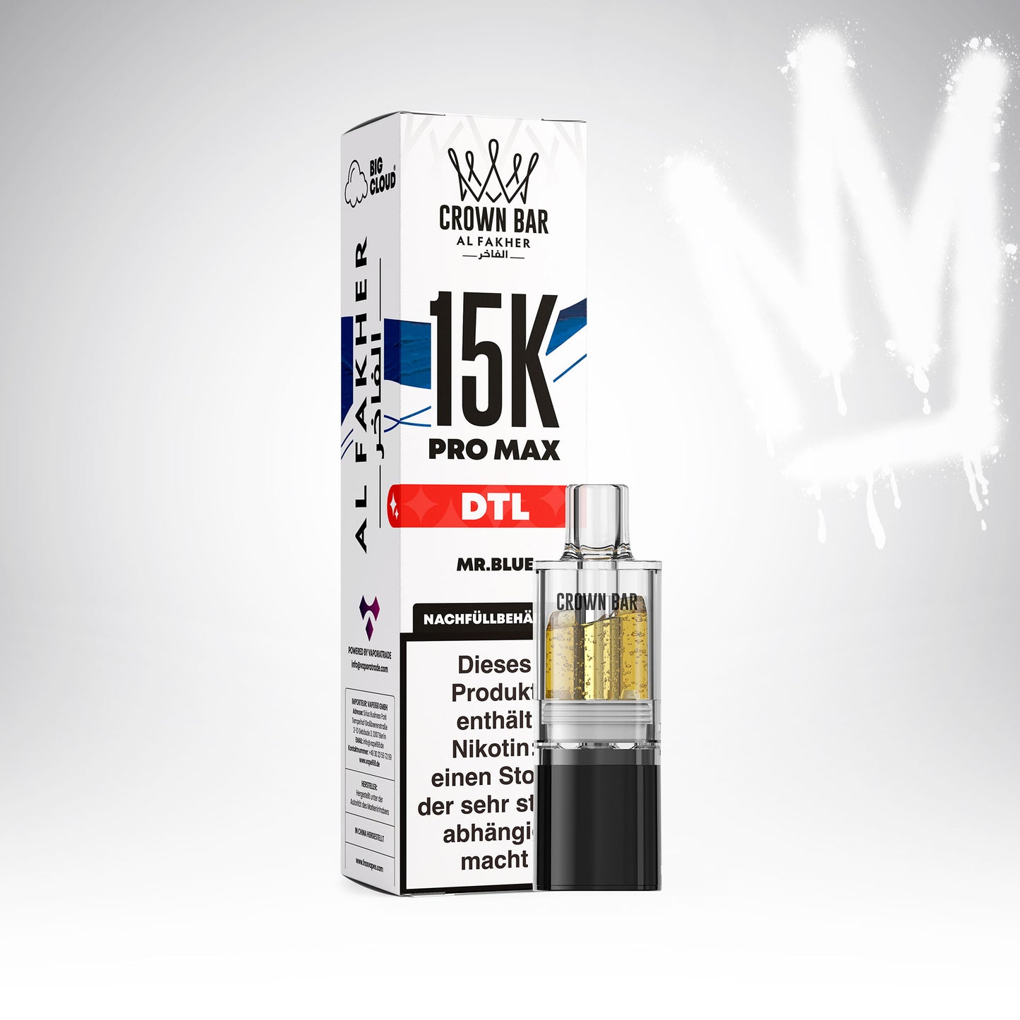 Mr Blue - Pod - Al Fakher 15K Pro Max DTL