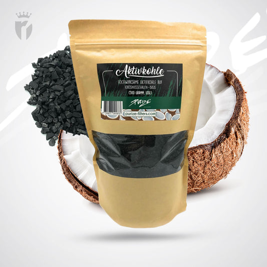 PURIZE Aktivkohle lose – Coconut 500 gr.