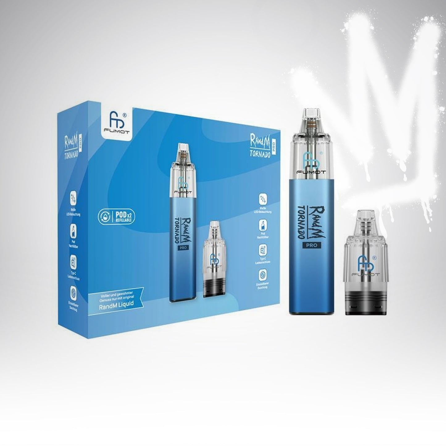 RandM Tornado Pro Starterkit - Blue