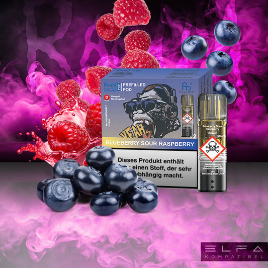 Blueberry Sour Raspberry - 20mg/ml - Prefilled Pods (MatchBar) (2 Stück)