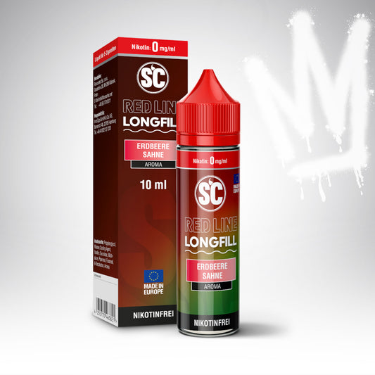 Erdbeere Sahne - SC Longfill - 10ml Aroma (Longfill)
