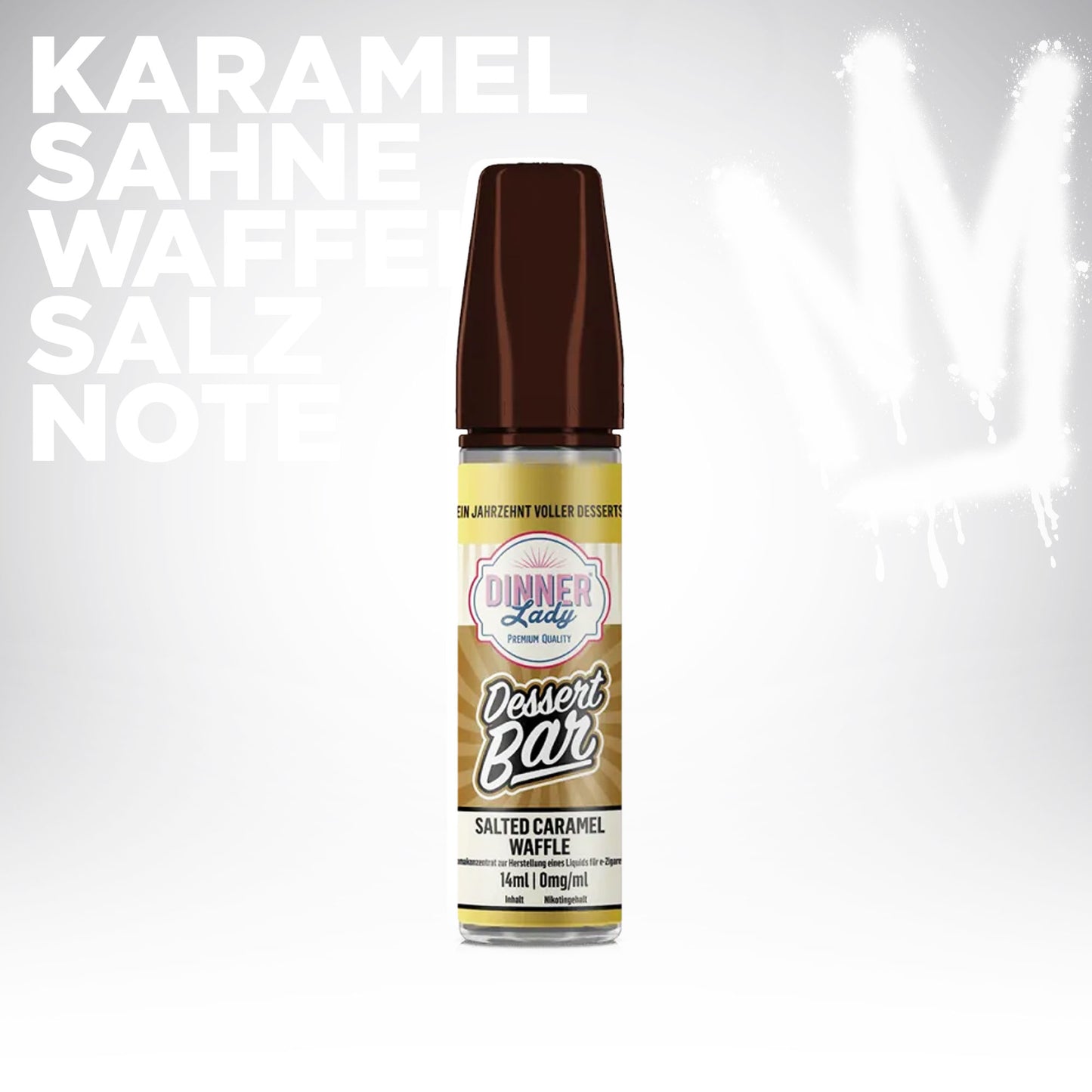 Dinner Lady - Dessert Bar - Salted Caramel Waffle - Aroma (Longfill)