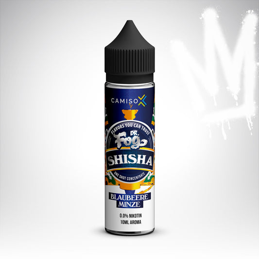Blaubeere Minze - Dr. Fog Shisha - 10ml Aroma (Longfill)