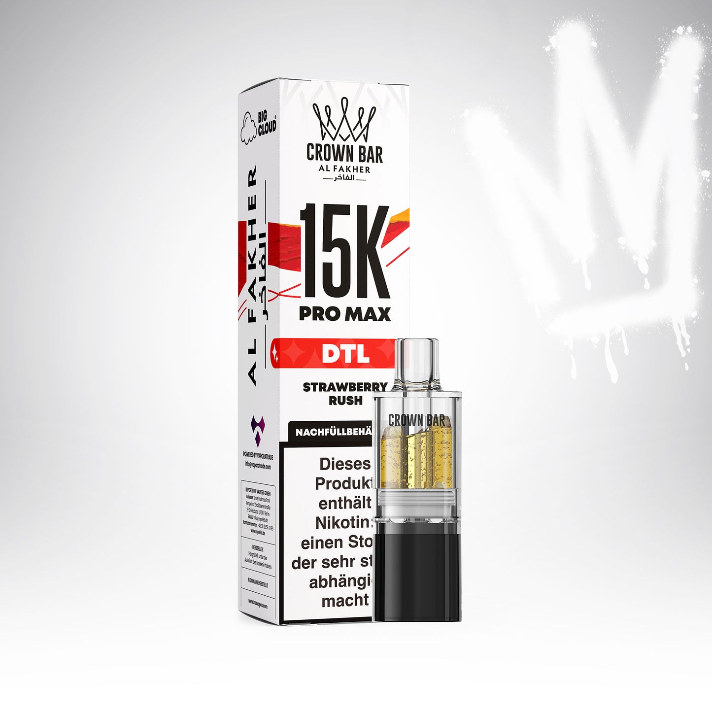 Strawberry Rush - Pod - Al Fakher 15K Pro Max DTL