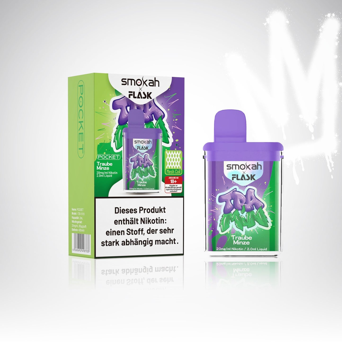 Traube Minze - Smokah - 20mg