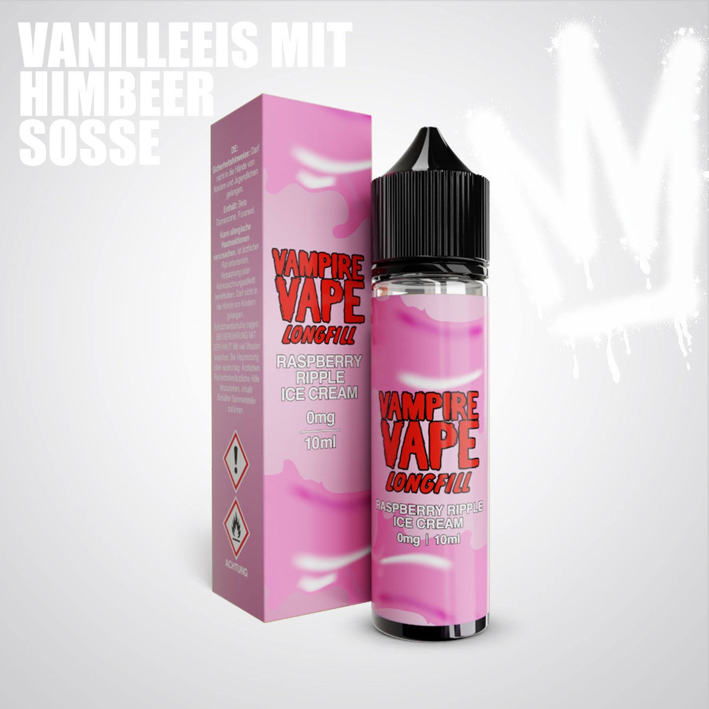 Vampire Vape - Raspberry Ripple Ice Cream - Dessert - Aroma (Longfill)