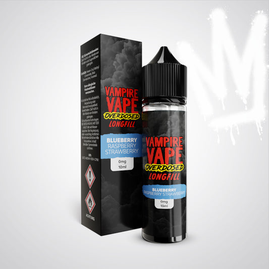 Vampire Vape - Blueberry Raspberry Strawberry - OVERDOSED - Aroma (Longfill)