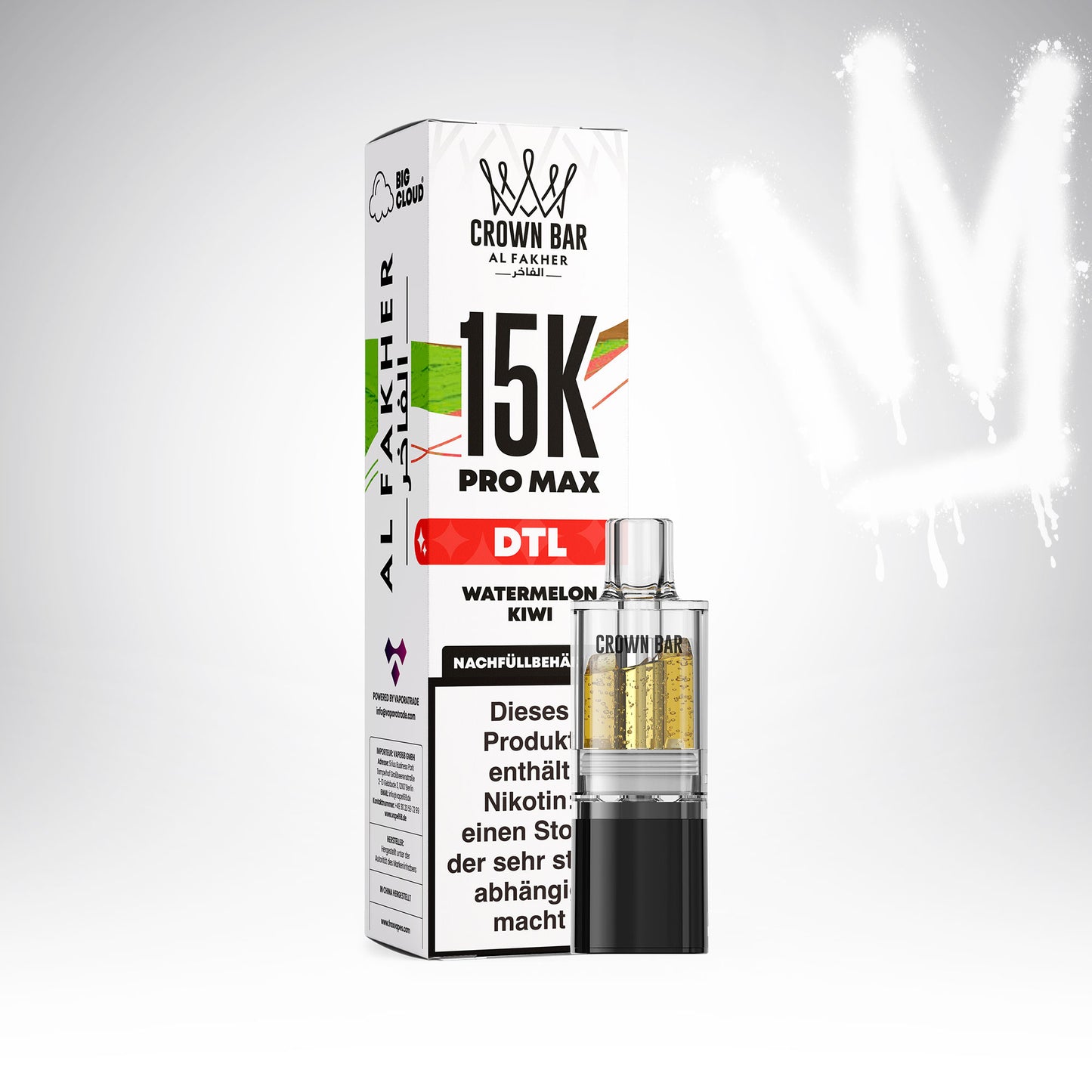 Watermelon Kiwi - Pod - Al Fakher 15K Pro Max DTL