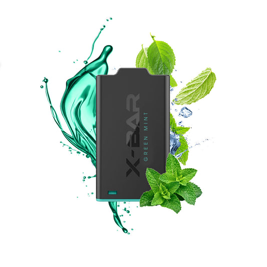 X-Bar - X-Shisha - Pod - Green Mint (0mg/ml - Nikotinfrei)
