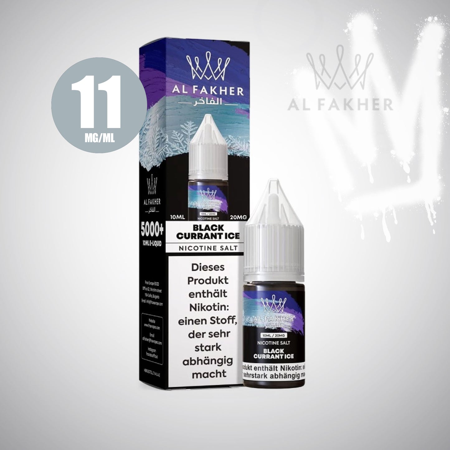 Blackcurrant Ice - Al Fakher - Liquid 11 + 20mg