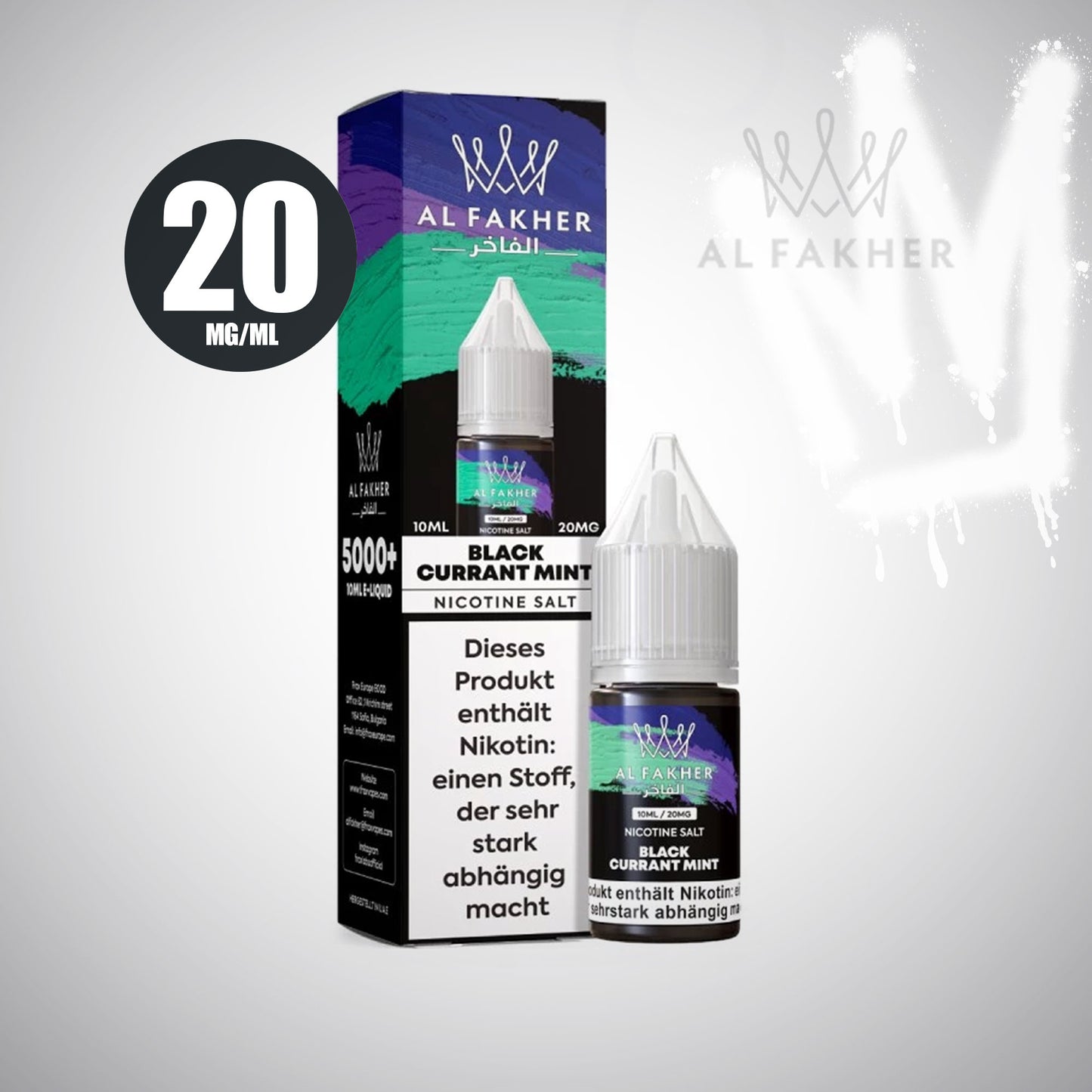 Blackcurrant Mint - Al Fakher - Liquid 11 + 20mg