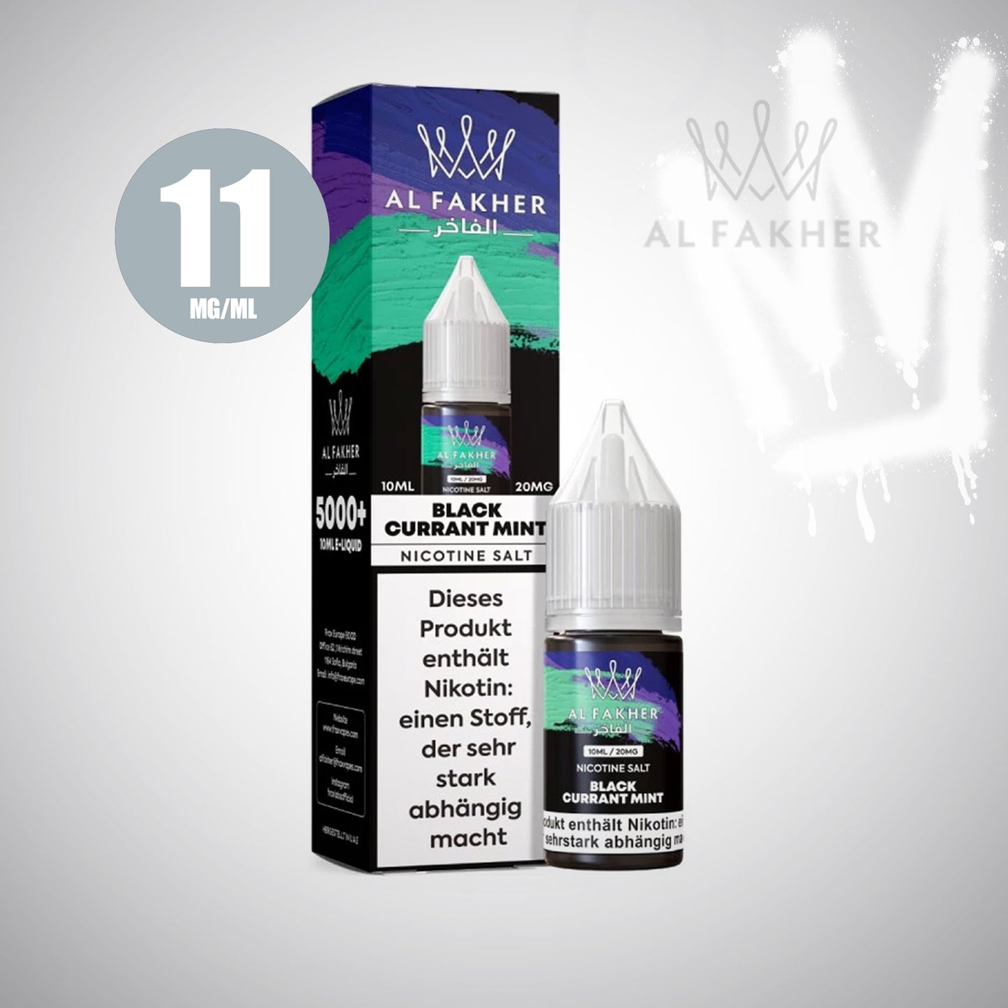 Blackcurrant Mint - Al Fakher - Liquid 11 + 20mg