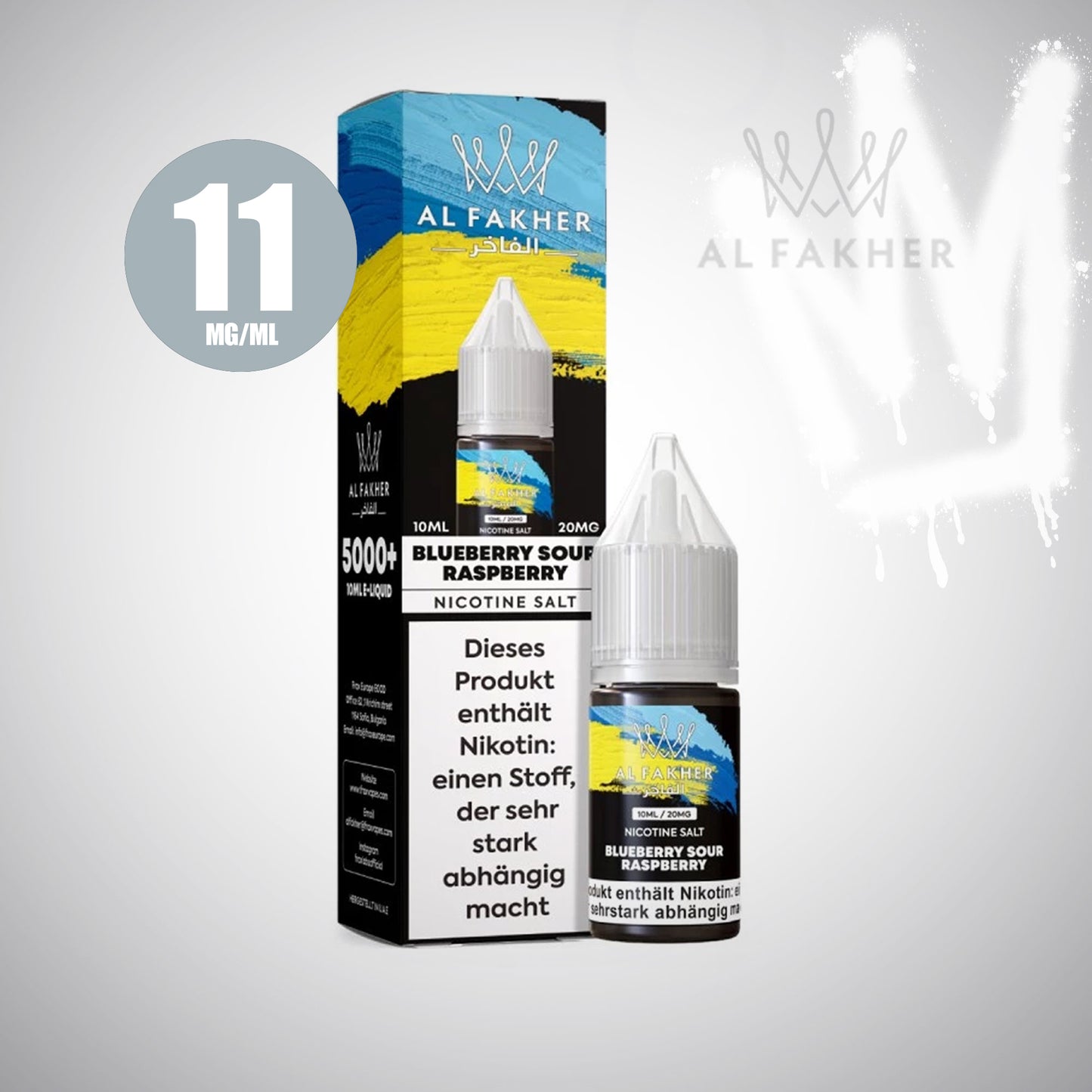 Blueberry Sour Raspberry - Al Fakher - Liquid 11 + 20mg
