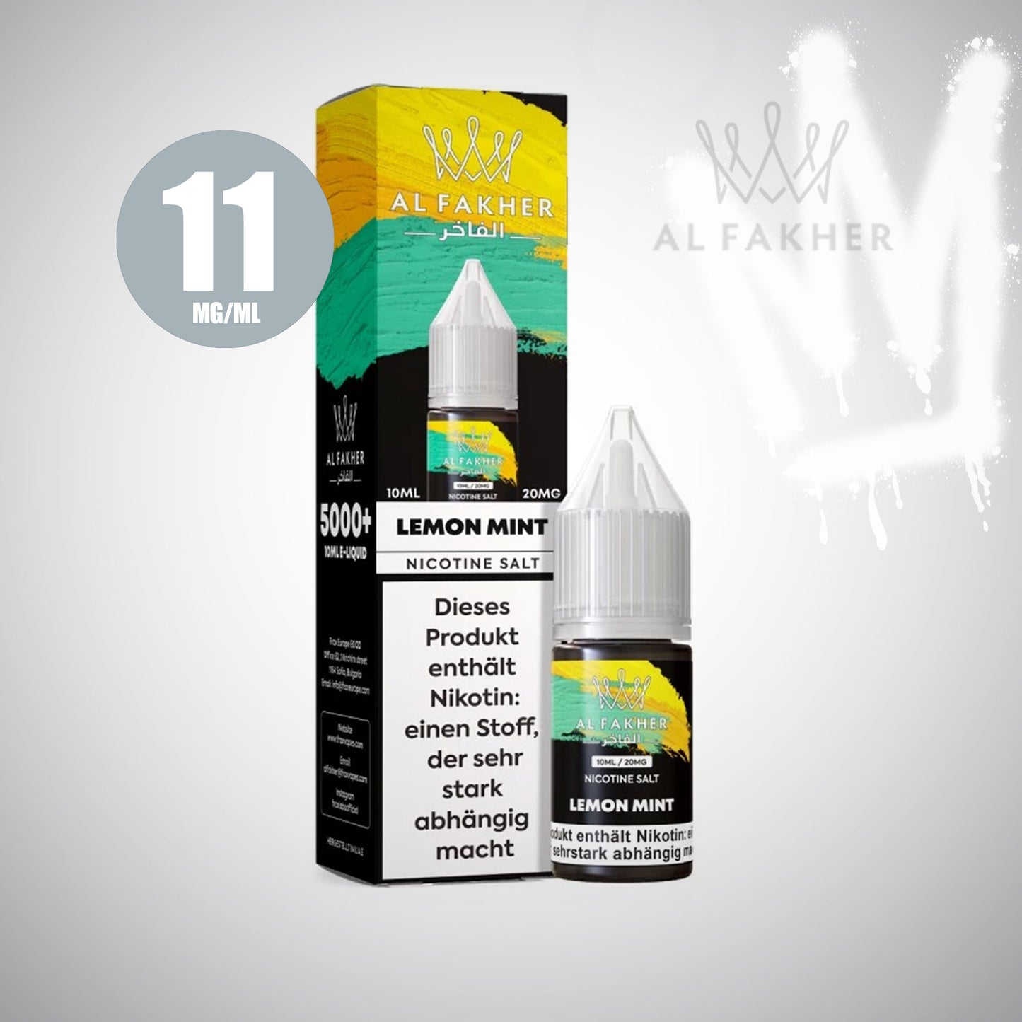 Lemon Mint - Al Fakher - Liquid 11 + 20mg