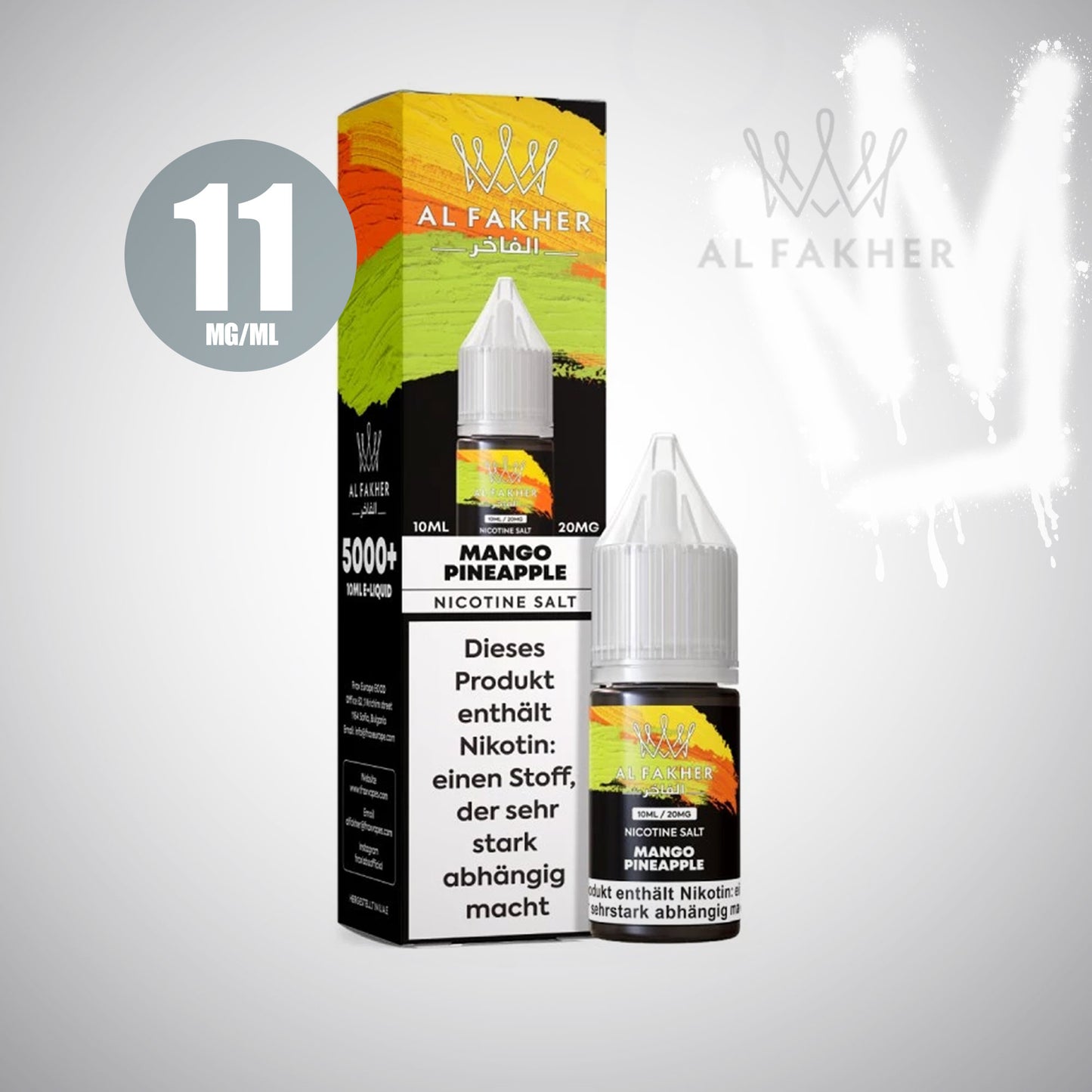 Mango Pineapple - Al Fakher - Liquid 11 + 20mg
