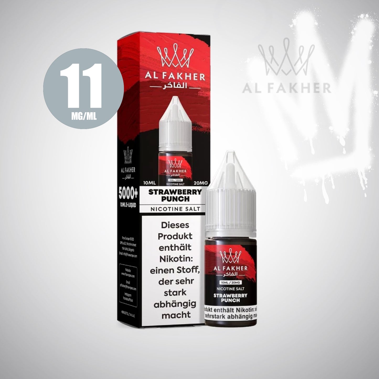 Strawberry Punch - Al Fakher - Liquid 11 + 20mg