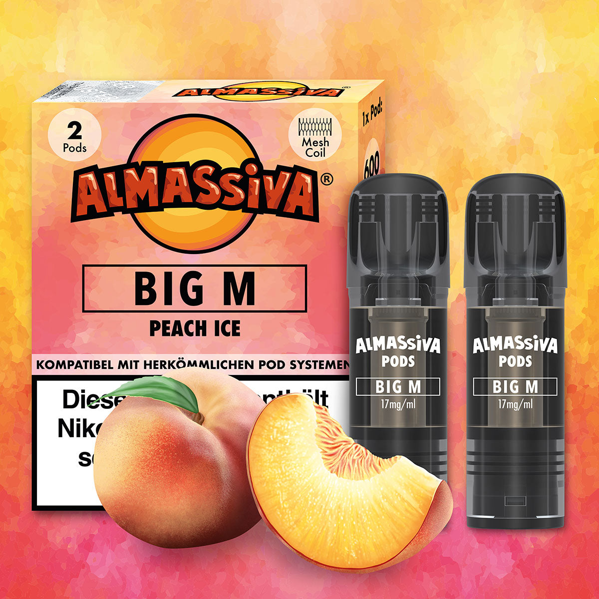 Big M - 17mg/ml - Prefilled Pods (MatchBar) (2 Stück)