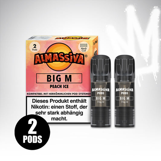 Big M - 17mg/ml - Prefilled Pods (MatchBar) (2 Stück)
