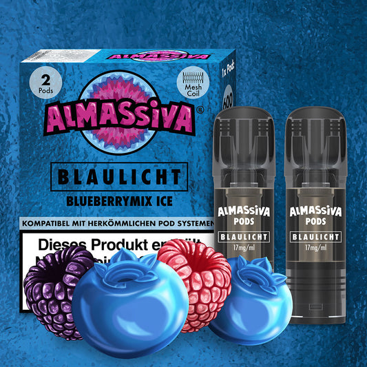 Blaulicht - 17mg/ml - Prefilled Pods (MatchBar) (2 Stück)
